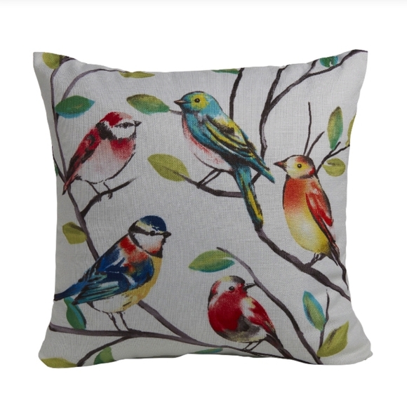 🐦 Large Bird Throw Pillow Colorful Home Decor NEW - Picture 2 of 4